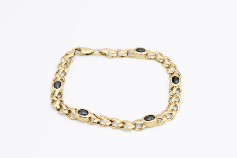 Pulsera de oro de 18k. de segunda mano. Joyería de ocasión | ROYALHYSTERIA