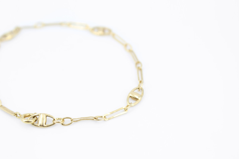 Pulsera de oro de 18k. de segunda mano. Joyería de ocasión | ROYALHYSTERIA
