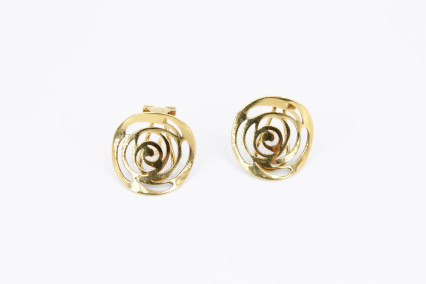 Pendiente de oro de 18k. de segunda mano. Joyería de ocasión | ROYALHYSTERIA