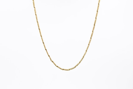 Cadena de oro combinado de 18k. de segunda mano. Joyería de ocasión | ROYALHYSTERIA