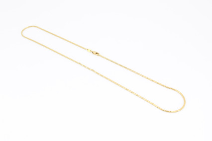 Cadena de oro combinado de 18k. de segunda mano. Joyería de ocasión | ROYALHYSTERIA