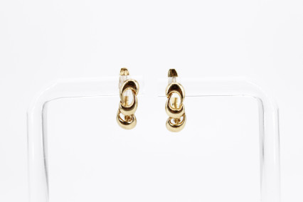 Pendiente de oro de 18k. de segunda mano. Joyería de ocasión | ROYALHYSTERIA