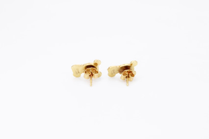 Pendiente de oro de 18k. de segunda mano. Joyería de ocasión | ROYALHYSTERIA