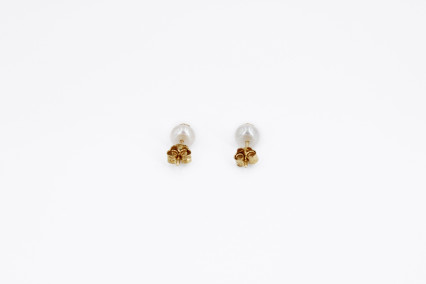 Pendiente de oro de 18k. de segunda mano. Joyería de ocasión | ROYALHYSTERIA