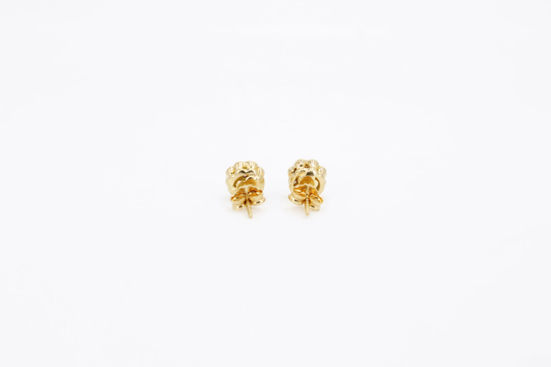 Pendiente de oro de 18k con diamantes. de segunda mano. Joyería de ocasión | ROYALHYSTERIA