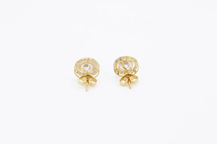 Pendiente de oro de 18k. de segunda mano. Joyería de ocasión | ROYALHYSTERIA