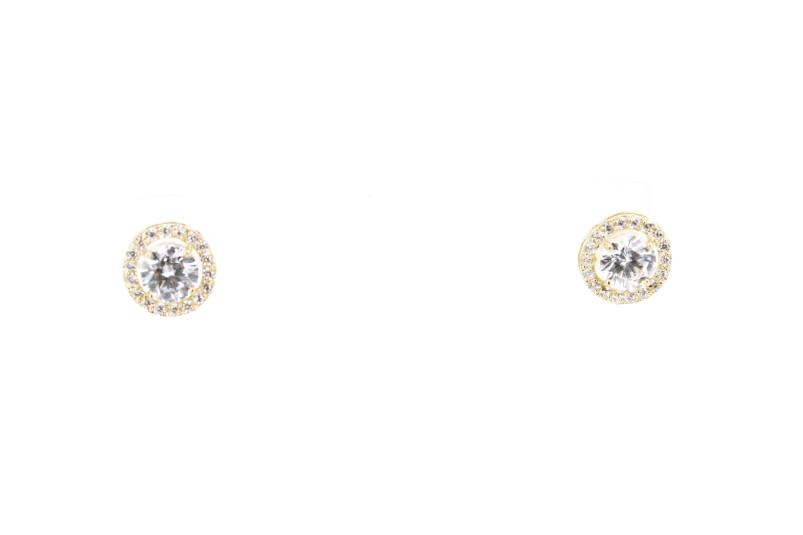 Pendiente de oro de 18k. de segunda mano. Joyería de ocasión | ROYALHYSTERIA