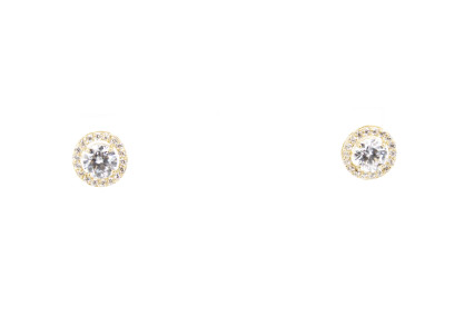 Pendiente de oro de 18k. de segunda mano. Joyería de ocasión | ROYALHYSTERIA