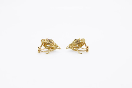 Pendiente de oro de 18k. de segunda mano. Joyería de ocasión | ROYALHYSTERIA