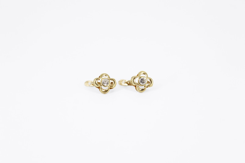 Pendiente de oro de 18k. de segunda mano. Joyería de ocasión | ROYALHYSTERIA