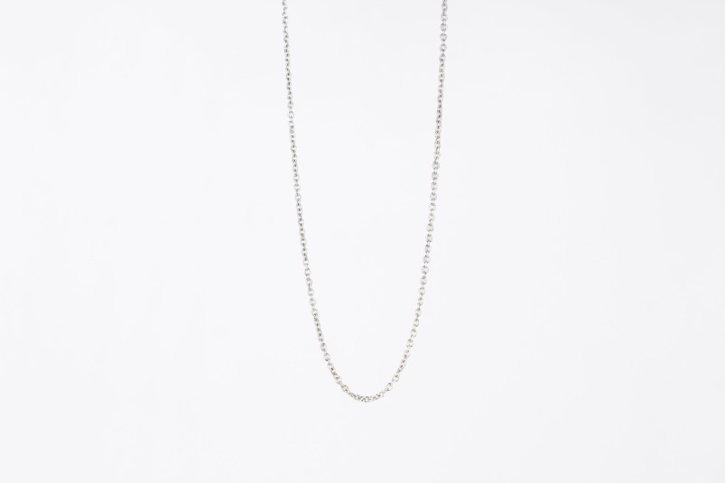 Cadena de oro blanco de 18k. de segunda mano. Joyería de ocasión | ROYALHYSTERIA