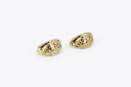 Pendiente de oro de 18k. de segunda mano. Joyería de ocasión | ROYALHYSTERIA