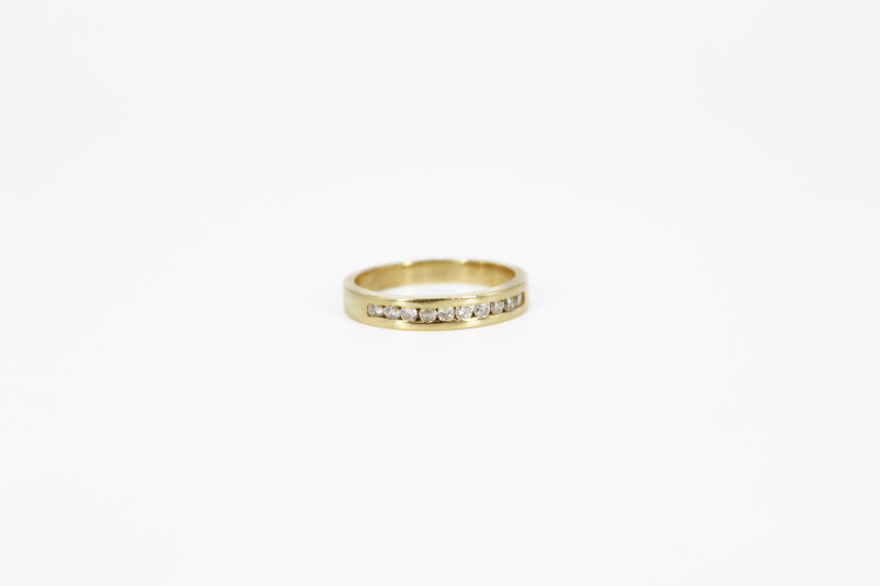 Alianza de oro de 18k. de segunda mano. Joyería de ocasión | ROYALHYSTERIA