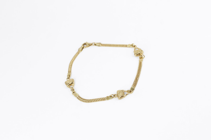 Pulsera de oro de 18k. de segunda mano. Joyería de ocasión | ROYALHYSTERIA