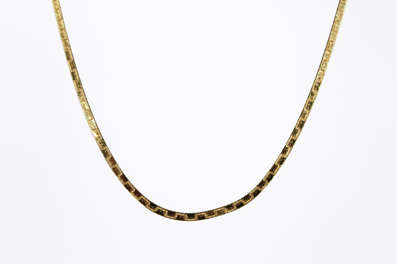 Gargantilla de oro de 18k. de segunda mano. Joyería de ocasión | ROYALHYSTERIA