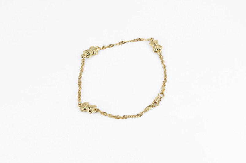 Pulsera de oro de 18k. de segunda mano. Joyería de ocasión | ROYALHYSTERIA