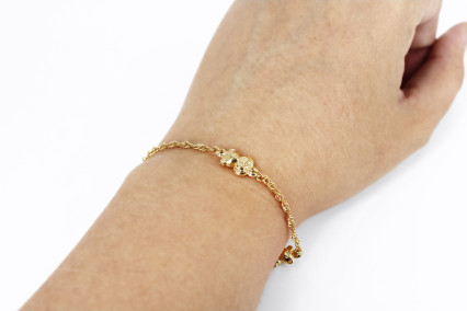 Pulsera de oro de 18k. de segunda mano. Joyería de ocasión | ROYALHYSTERIA
