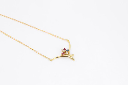 Cadena de oro de 18k con diamantes. de segunda mano. Joyería de ocasión | ROYALHYSTERIA