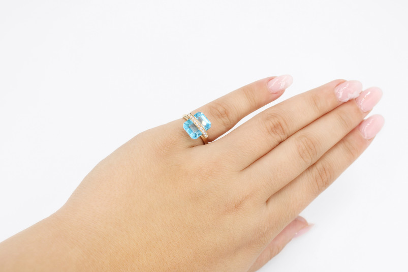 Anillo de oro de 18k. de segunda mano. Joyería de ocasión | ROYALHYSTERIA