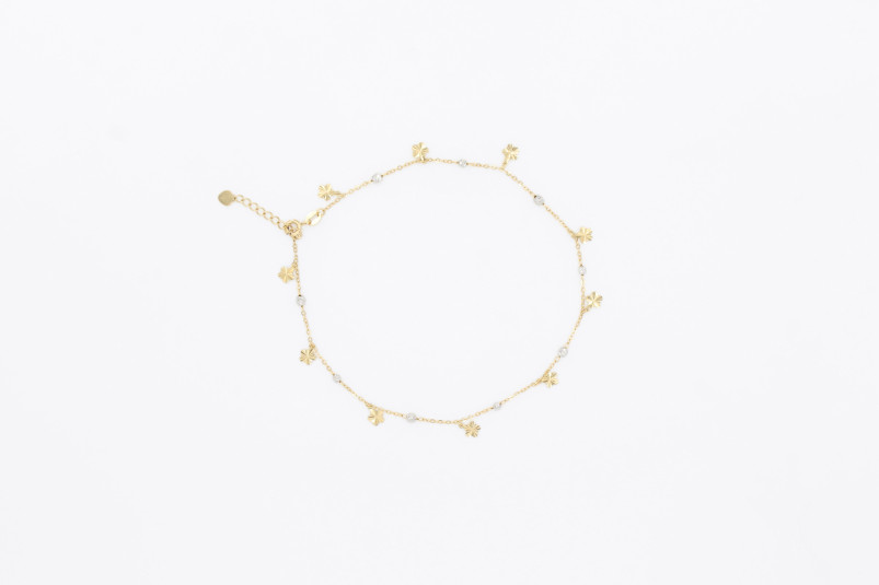 Pulsera de oro combinado de 18k. de segunda mano. Joyería de ocasión | ROYALHYSTERIA