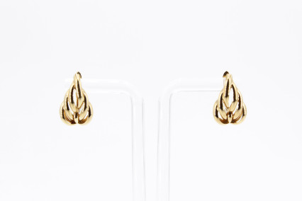 Pendiente de oro de 18k. de segunda mano. Joyería de ocasión | ROYALHYSTERIA