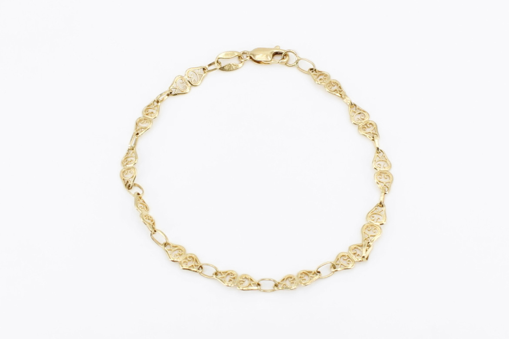 Pulsera de oro de 18k. de segunda mano. Joyería de ocasión | ROYALHYSTERIA
