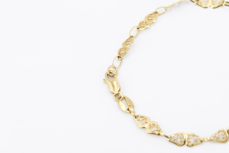 Pulsera de oro de 18k. de segunda mano. Joyería de ocasión | ROYALHYSTERIA