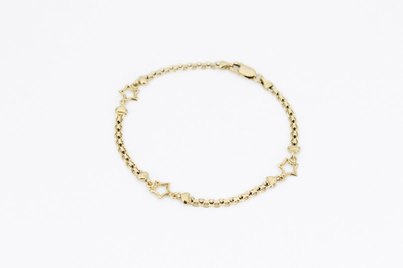 Pulsera de oro de 18k. de segunda mano. Joyería de ocasión | ROYALHYSTERIA