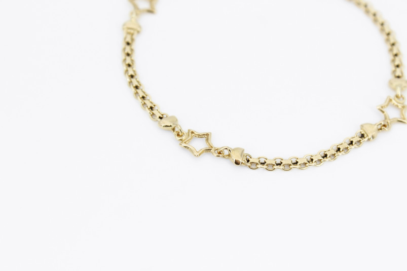 Pulsera de oro de 18k. de segunda mano. Joyería de ocasión | ROYALHYSTERIA