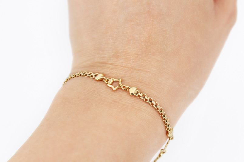 Pulsera de oro de 18k. de segunda mano. Joyería de ocasión | ROYALHYSTERIA