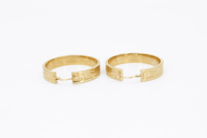 Aro de oro de 18k. de segunda mano. Joyería de ocasión | ROYALHYSTERIA