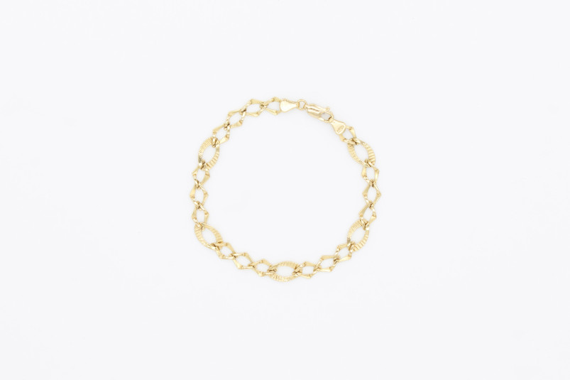 Pulsera de oro de 18k. de segunda mano. Joyería de ocasión | ROYALHYSTERIA