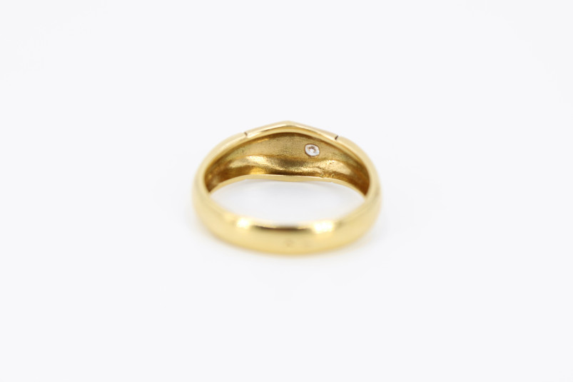 Solitario de oro de 18k. de segunda mano. Joyería de ocasión | ROYALHYSTERIA