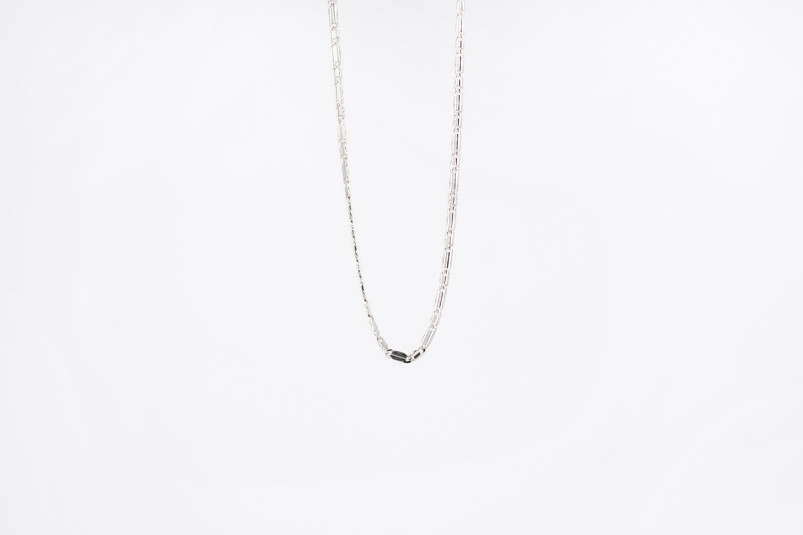 Cadena de oro blanco de 18k. de segunda mano. Joyería de ocasión | ROYALHYSTERIA