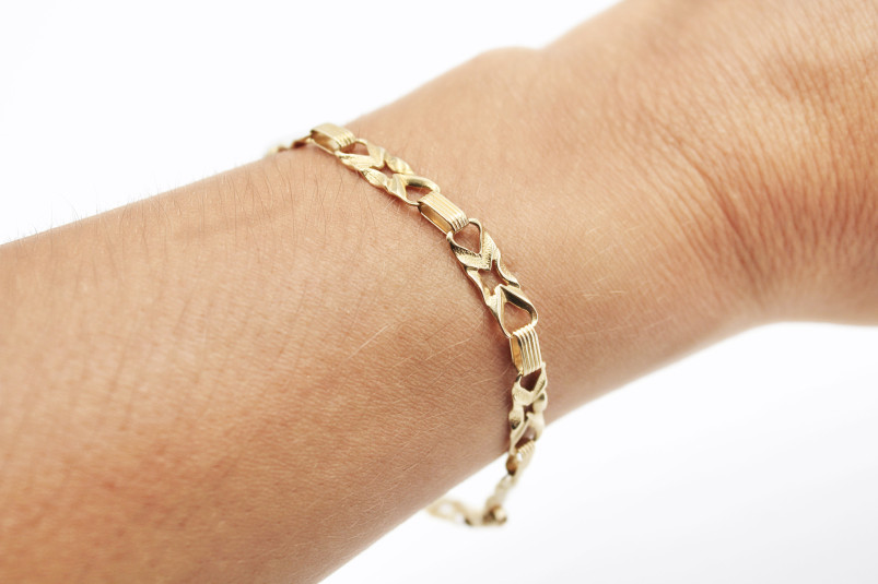 Pulsera de oro de 18k. de segunda mano. Joyería de ocasión | ROYALHYSTERIA