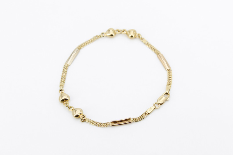 Pulsera de oro de 18k. de segunda mano. Joyería de ocasión | ROYALHYSTERIA