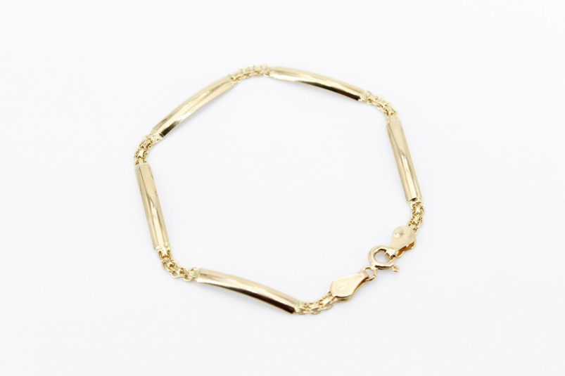 Pulsera de oro de 18k. de segunda mano. Joyería de ocasión | ROYALHYSTERIA