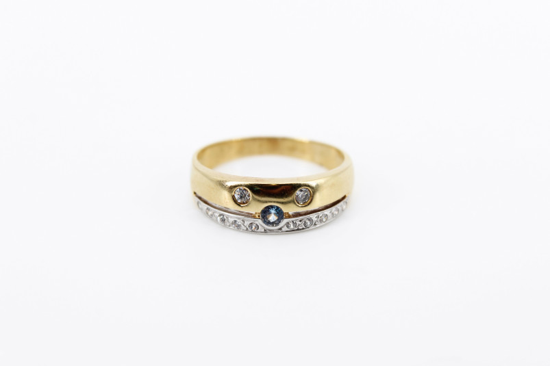 Anillo de oro de 18k. de segunda mano. Joyería de ocasión | ROYALHYSTERIA