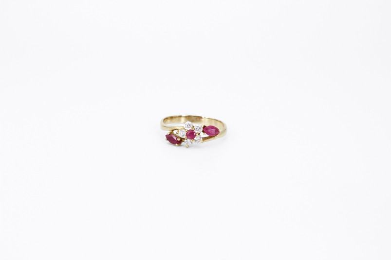 Anillo de oro de 18k. de segunda mano. Joyería de ocasión | ROYALHYSTERIA