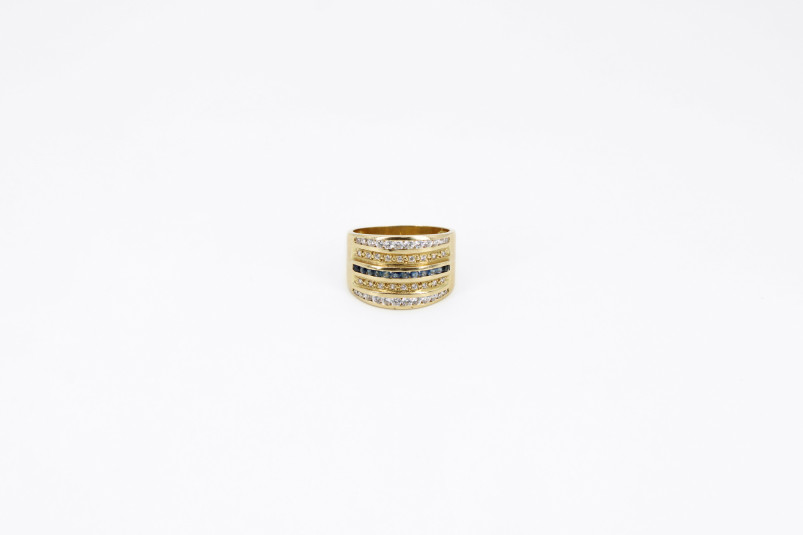 Anillo de oro de 18k. de segunda mano. Joyería de ocasión | ROYALHYSTERIA