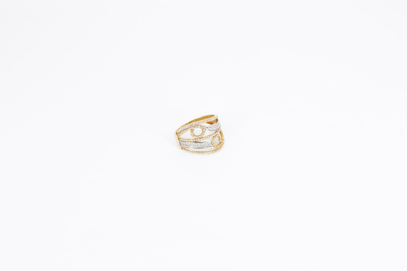 Anillo de oro de 18k. de segunda mano. Joyería de ocasión | ROYALHYSTERIA