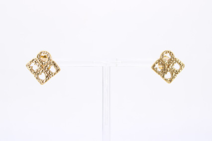 Pendiente de oro de 18k. de segunda mano. Joyería de ocasión | ROYALHYSTERIA