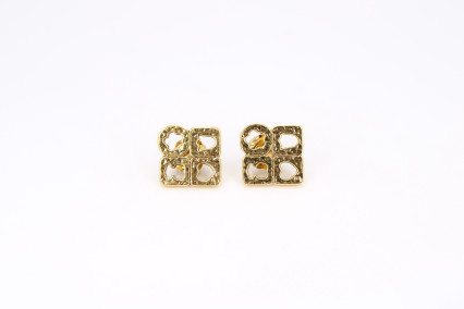 Pendiente de oro de 18k. de segunda mano. Joyería de ocasión | ROYALHYSTERIA