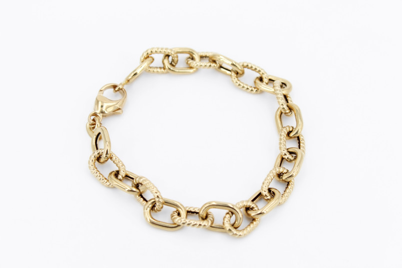 Pulsera de oro de 18k. de segunda mano. Joyería de ocasión | ROYALHYSTERIA