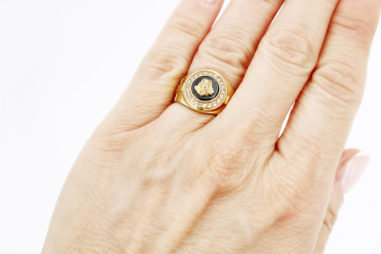 Sello de oro de 18k. de segunda mano. Joyería de ocasión | ROYALHYSTERIA