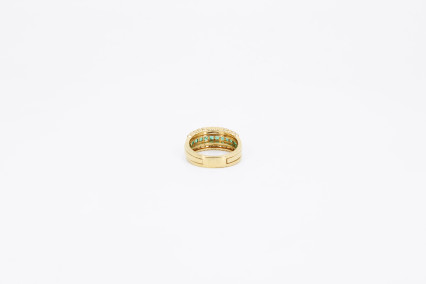 Anillo de oro de 18k con diamantes. de segunda mano. Joyería de ocasión | ROYALHYSTERIA
