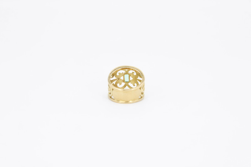 Anillo de oro de 18k. de segunda mano. Joyería de ocasión | ROYALHYSTERIA