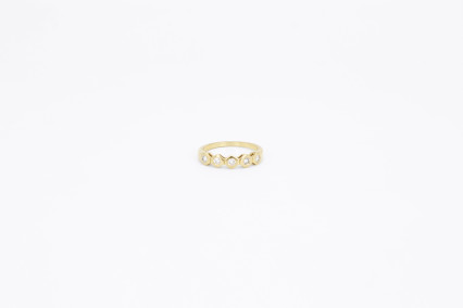 Anillo de oro de 18k con diamantes. de segunda mano. Joyería de ocasión | ROYALHYSTERIA