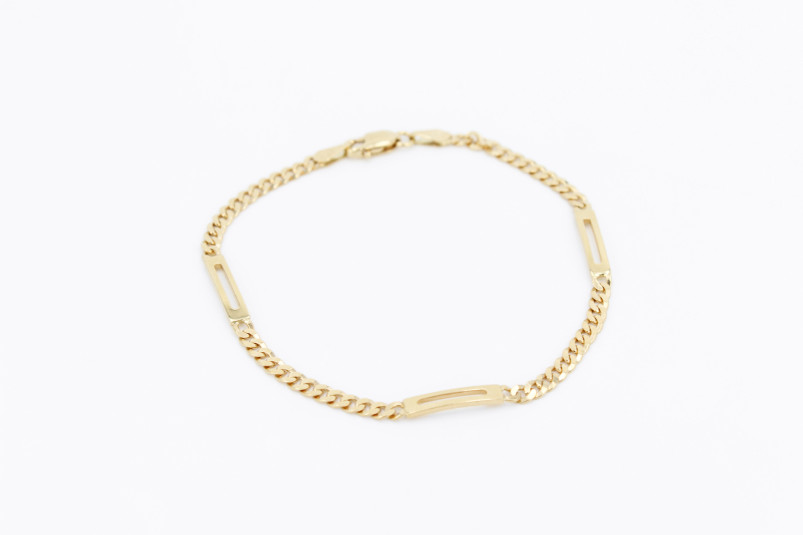 Pulsera de oro de 18k. de segunda mano. Joyería de ocasión | ROYALHYSTERIA
