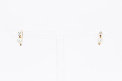 Pendiente de oro de 18k. de segunda mano. Joyería de ocasión | ROYALHYSTERIA